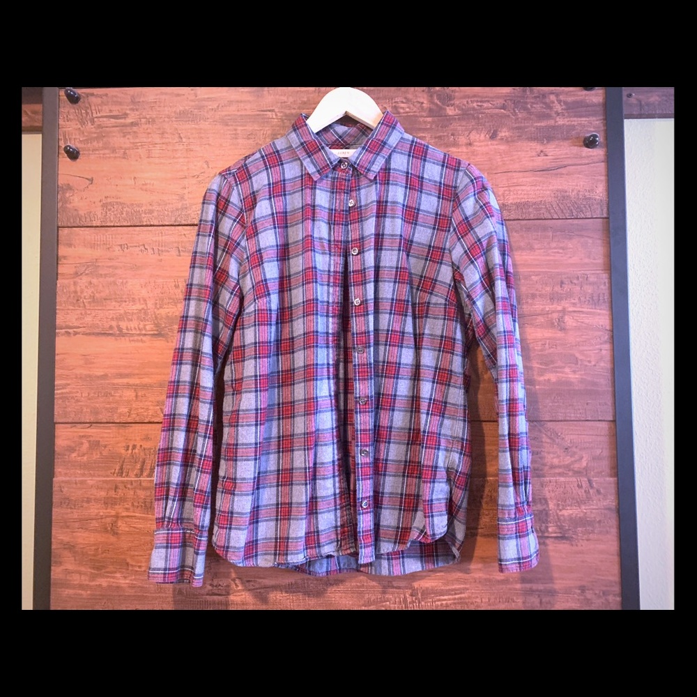 JCrew flannel EUC size 4